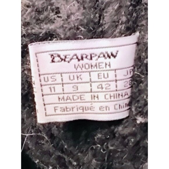 Bearpaw Womens Black Suede Mid-Calf Boots With Side Buckle Accents Size 11 US - Picture 5 of 7